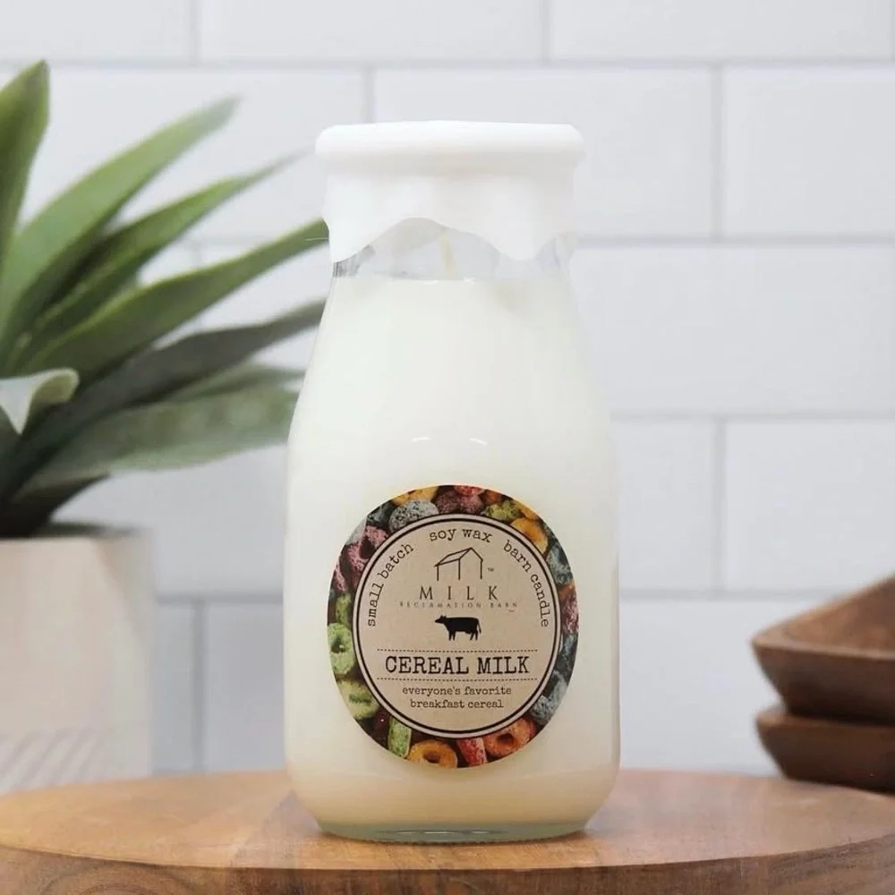 Milk Reclamation Barn Cereal Milk Candle 13oz Soy Farmhouse Sweet Scent